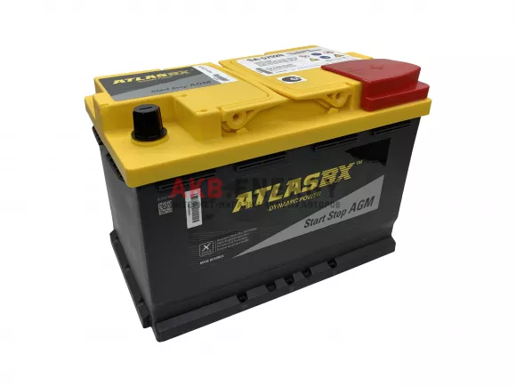 Купить новый аккумулятор ATLAS AGM 70 Ач 760 А [EN] Обратный (SA 57020) интернет-магазин AKB ENERGY во Владимире
