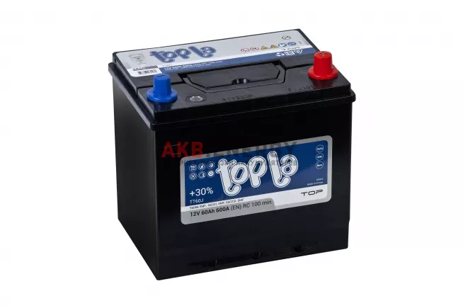 Купить новый аккумулятор TOPLA Top Asia 60 Ач 600 А [EN] Обратный (TT60J) интернет-магазин AKB ENERGY во Владимире