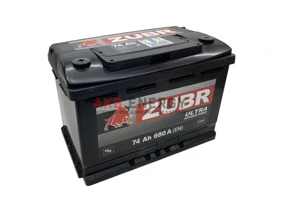 Купить новый аккумулятор ZUBR ULTRA 74 Ач 680 А [EN] Прямой интернет-магазин AKB ENERGY во Владимире