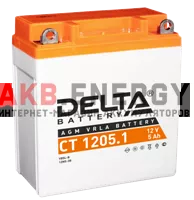 Купить новый аккумулятор DELTA CT 1205.1 5 Ач 65 A [EN] 12V интернет-магазин AKB ENERGY во Владимире
