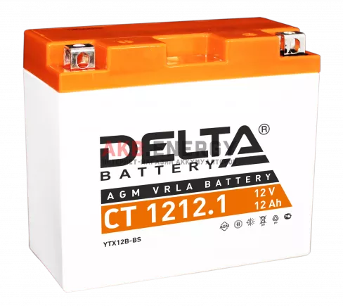 Купить новый аккумулятор DELTA CT 1212.1 12 Ач 155 A [EN] 12V интернет-магазин AKB ENERGY во Владимире