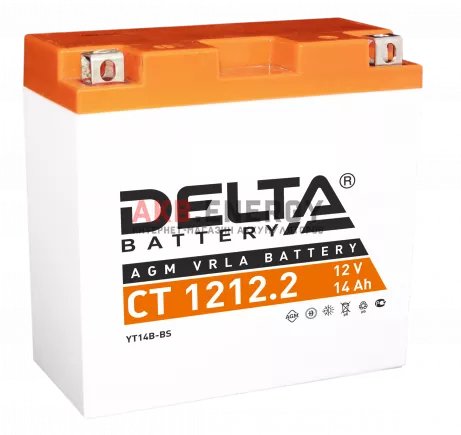 Купить новый аккумулятор DELTA CT 1212.2 14 Ач 155 A [EN] 12V интернет-магазин AKB ENERGY во Владимире