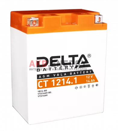 Купить новый аккумулятор DELTA CT 1214.1 14 Ач 165 A [EN] 12V интернет-магазин AKB ENERGY во Владимире