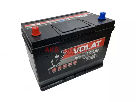 Купить новый аккумулятор VOLAT Asia 100 Ач 850 А [EN] Прямой интернет-магазин AKB ENERGY во Владимире