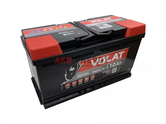 Купить новый аккумулятор VOLAT 110 Ач 940 А [EN] Обратный интернет-магазин AKB ENERGY во Владимире