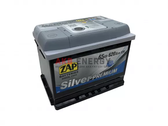 Купить новый аккумулятор ZAP Silver Premium 65 Ач 620 А [EN] Обратный (565 35) интернет-магазин AKB ENERGY во Владимире