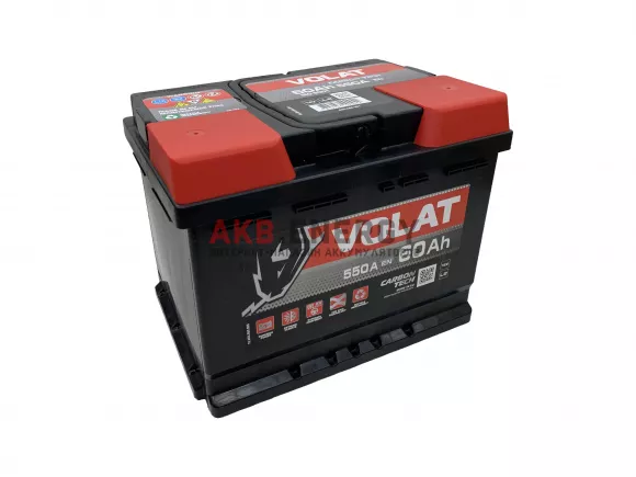 Купить новый аккумулятор VOLAT 60 Ач 600 А [EN] Обратный интернет-магазин AKB ENERGY во Владимире