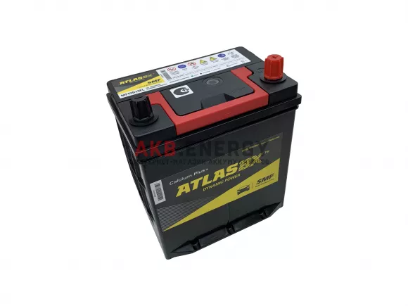 Купить новый аккумулятор ATLAS SMF 38 Ач 350 А [CCA] Обратный (MF42B19FL) интернет-магазин AKB ENERGY во Владимире