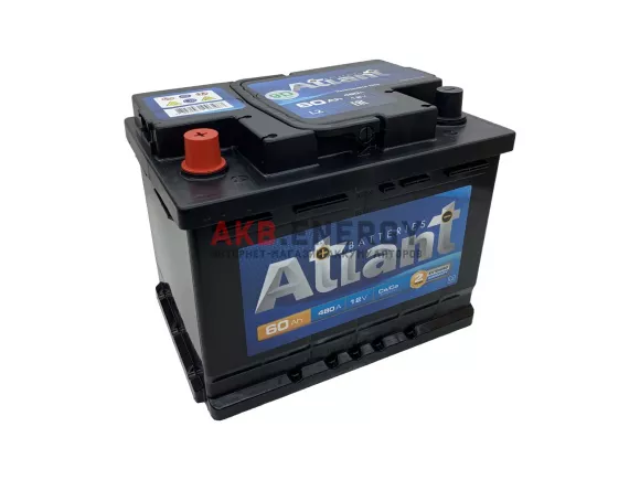 Купить новый аккумулятор ATLANT Blue 60 Ач 500 А [EN] Прямой интернет-магазин AKB ENERGY во Владимире