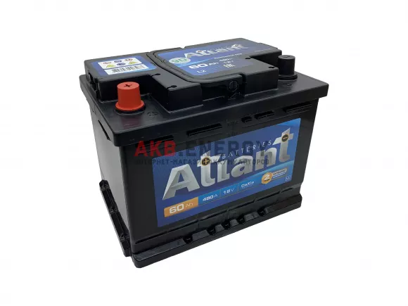 Купить новый аккумулятор ATLANT Blue 60 Ач 500 А [EN] Прямой интернет-магазин AKB ENERGY во Владимире