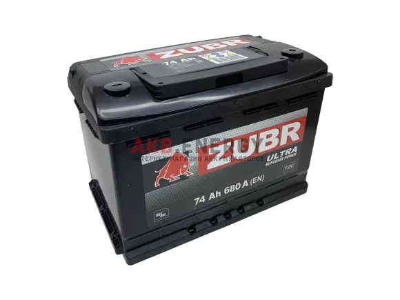 Купить новый аккумулятор ZUBR ULTRA 74 Ач 680 А [EN] Обратный интернет-магазин AKB ENERGY во Владимире