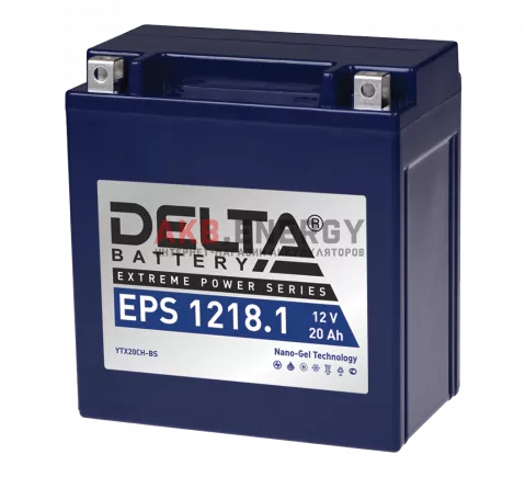 Купить новый аккумулятор DELTA EPS 1218.1 18 Ач 270 A [EN] 12V интернет-магазин AKB ENERGY во Владимире