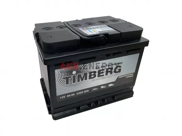 Купить новый аккумулятор TIMBERG Professional Power 60 Ач 530 А [EN] Прямой интернет-магазин AKB ENERGY во Владимире