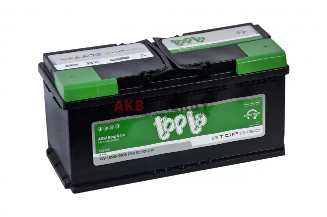 Купить новый аккумулятор TOPLA AGM 105 Ач 950 А [EN] Обратный (TAG105) интернет-магазин AKB ENERGY во Владимире