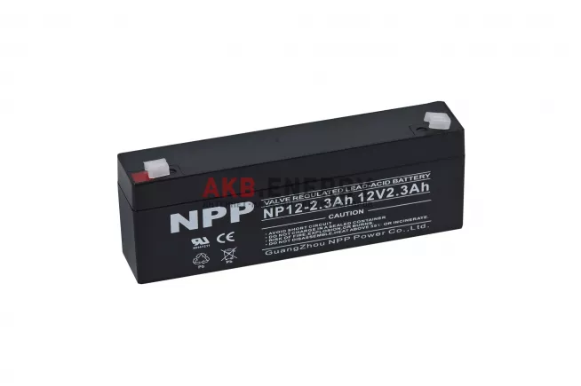 Купить новый аккумулятор NPP NP12-2.3 Ah 12V интернет-магазин AKB ENERGY во Владимире