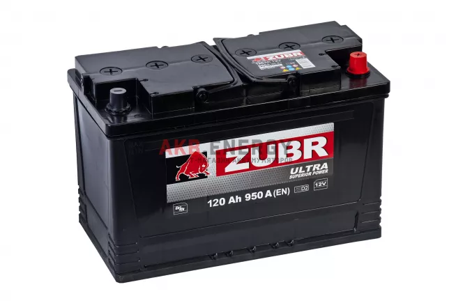 Купить новый аккумулятор ZUBR PROFESSIONAL 120 Ач 950 А [EN] Обратный интернет-магазин AKB ENERGY во Владимире