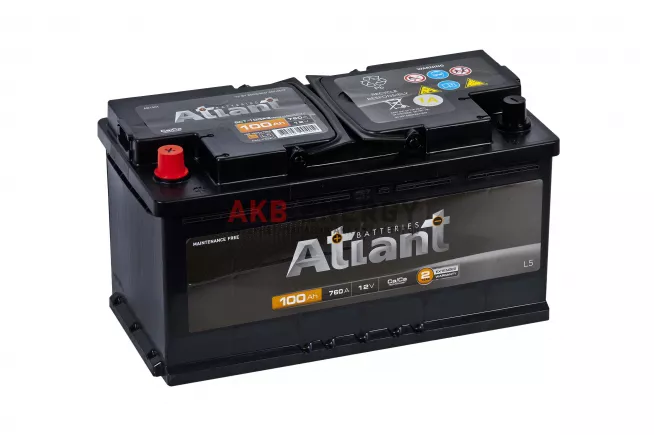 Купить новый аккумулятор ATLANT Black 100 Ач 760 А [EN] Прямой интернет-магазин AKB ENERGY во Владимире