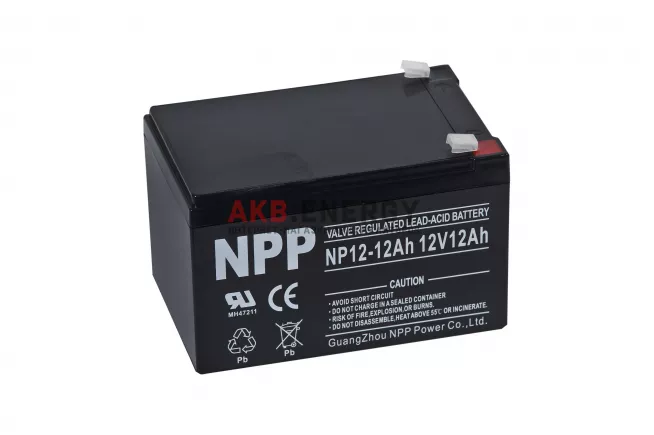 Купить новый аккумулятор NPP NP12-12Ah 12V интернет-магазин AKB ENERGY во Владимире