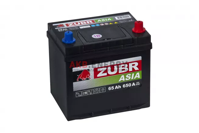 Купить новый аккумулятор ZUBR PREMIUM ASIA 65 Ач 650 А [EN] Обратный интернет-магазин AKB ENERGY во Владимире