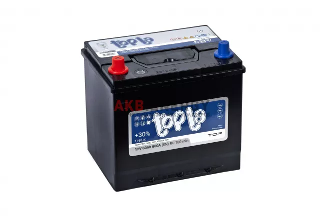 Купить новый аккумулятор TOPLA Top Asia 60 Ач 600 А [EN] Прямой (TT60JX) интернет-магазин AKB ENERGY во Владимире