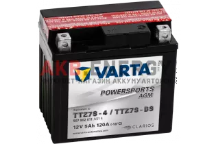 VARTA POWERSPORTS AGM 5 Ач 120 A [EN] 12V TTZ7S-BS (TTZ7S-4) 507 902 011 A51 4