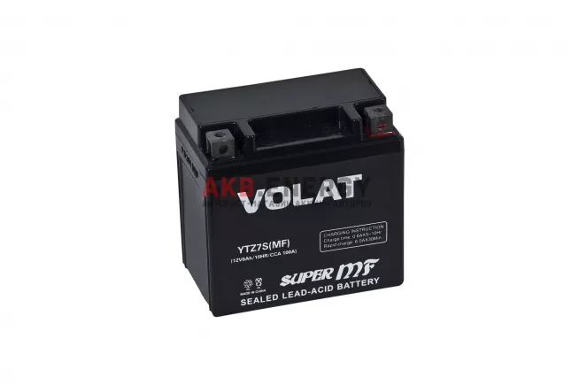 Купить новый аккумулятор VOLAT 6 Ач 100 A [CCA] 12V YTZ7S (MF) интернет-магазин AKB ENERGY во Владимире