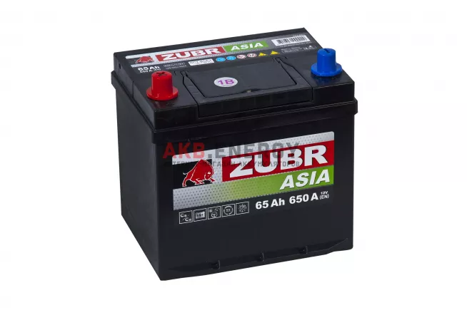 Купить новый аккумулятор ZUBR PREMIUM ASIA 65 Ач 650 А [EN] Прямой интернет-магазин AKB ENERGY во Владимире