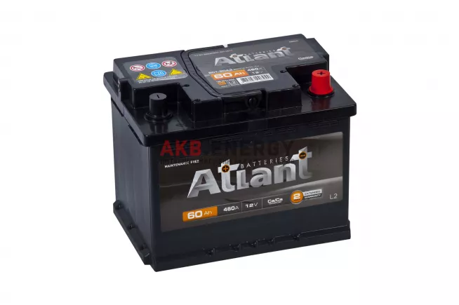 Купить новый аккумулятор ATLANT Black 60 Ач 460 А [EN] Обратный интернет-магазин AKB ENERGY во Владимире