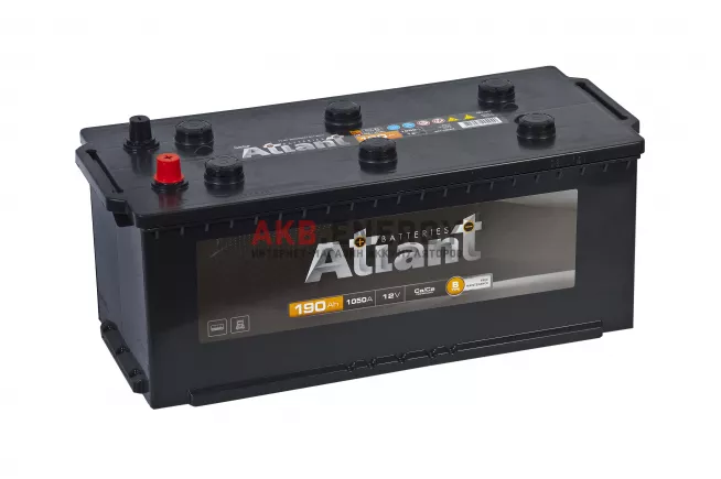 Купить новый аккумулятор ATLANT Black 190 Ач 1050 А [EN] Прямой интернет-магазин AKB ENERGY во Владимире