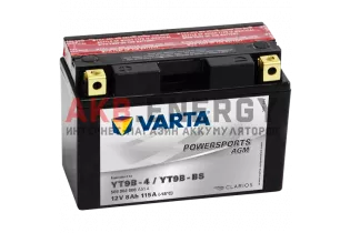 VARTA POWERSPORTS AGM 8 Ач 115 A [EN] 12V YT9B-BS (YT9B-4) 509 902 008 A51 4