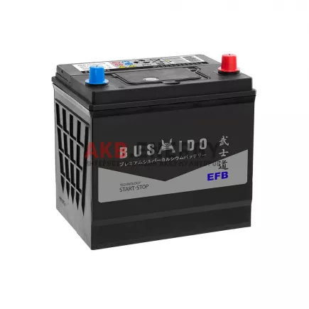 Купить новый аккумулятор BUSHIDO EFB 70 Ач 670 А [CCA] Обратный (95D23L) интернет-магазин AKB ENERGY во Владимире